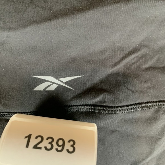 Rebook Women's Leggings 3X Short Speedwick Black High Rise Plus Gym Workout NWT - Picture 12 of 12
